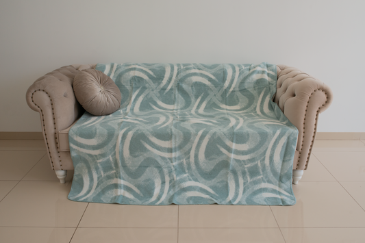 Bavlněná deka Aqua